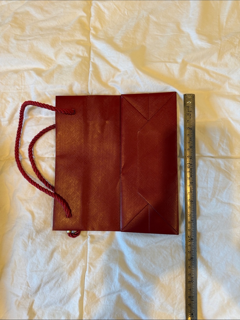 Cartier Red Rope-Handle Gift Bag - Picture 2 of 2
